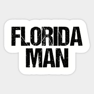 Florida Man Sticker